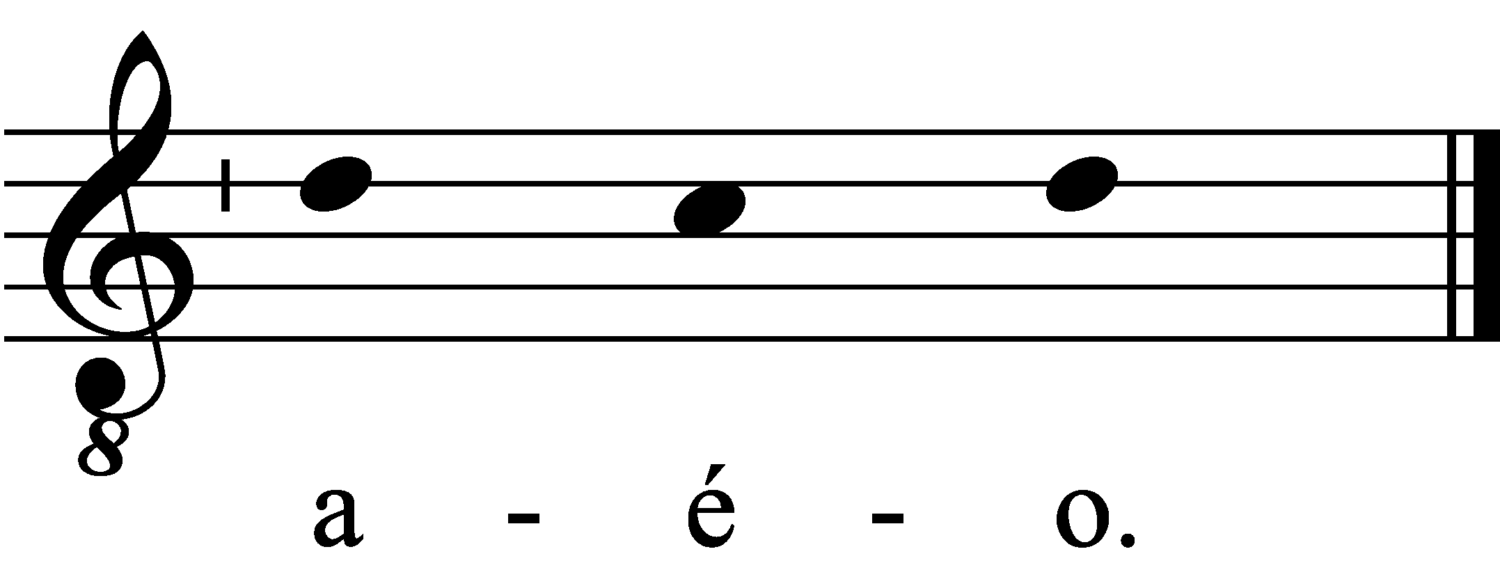 Refrain musical notation